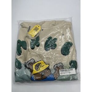 Market Chenille Aqua Tie Dye Hoodie Small All Over Print Streetwear  Sweatshirt